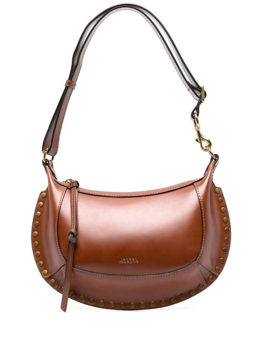 Shoulder Bag Oskan Moon Brown Leather