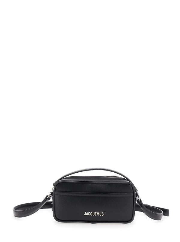 Crossbody Bag Le Baneto Black Leather Shoulder