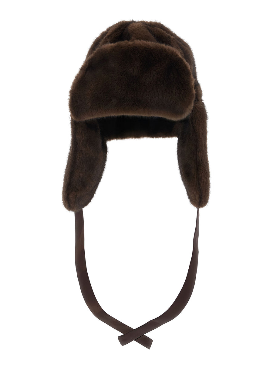 Hat Brown Fur