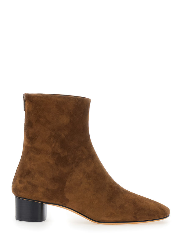 Ankle Boots Carole Brown Goat Leather