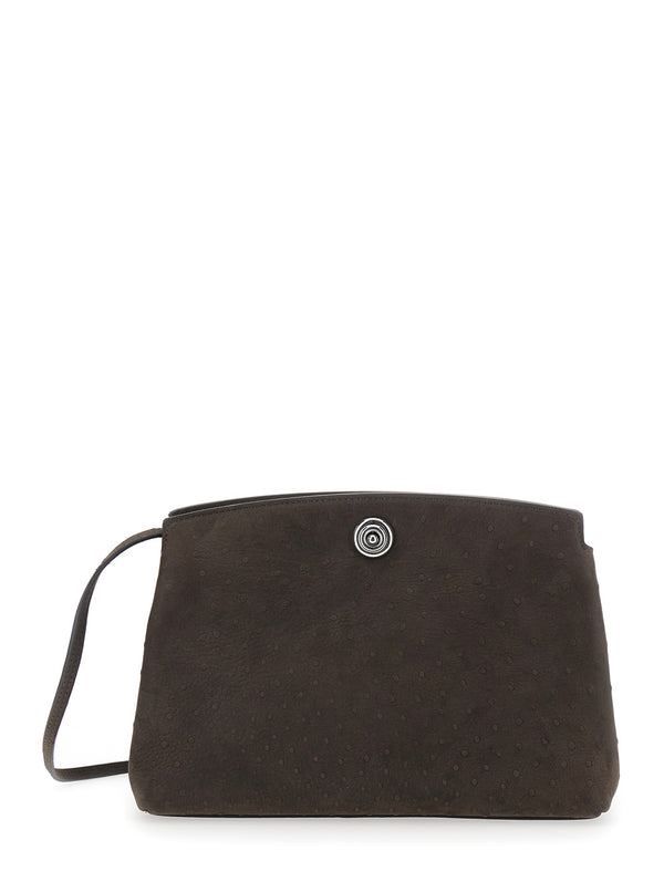 Clutch Brown Leather Calf Bags