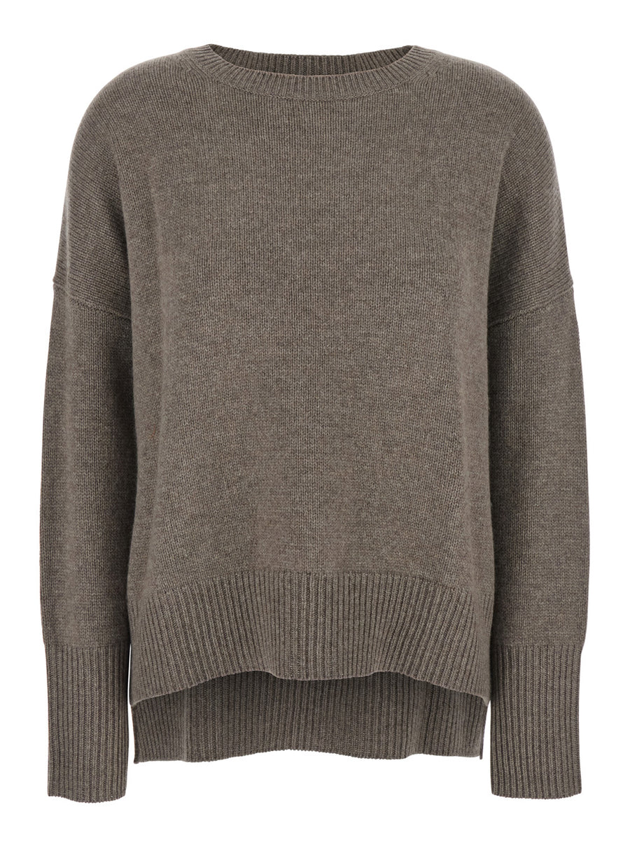 Sweater Mila Beige Cashmere Knitted Tops
