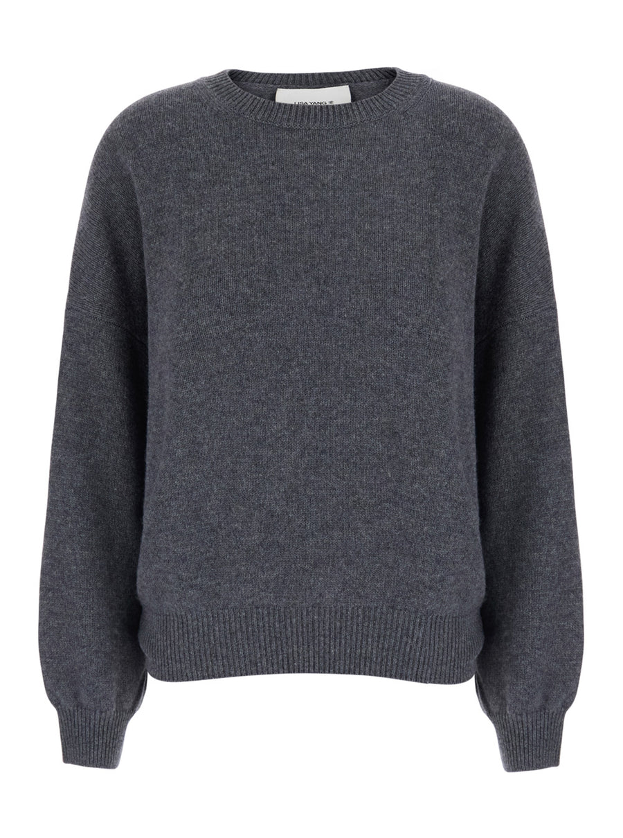 Cashmere Sweater Veira Grey Knitted Tops