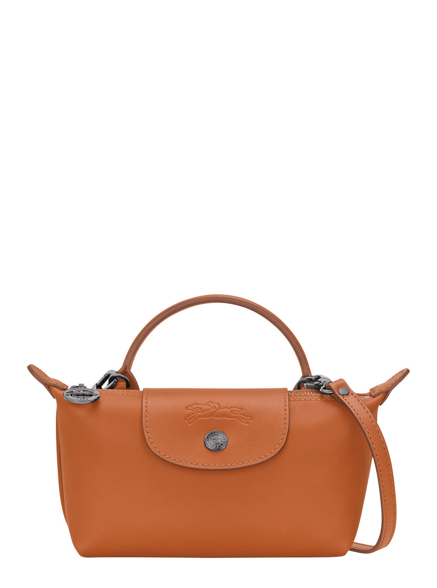 Shoulder Bag Le Pliage Xtra Brown Leather Calf Handbags