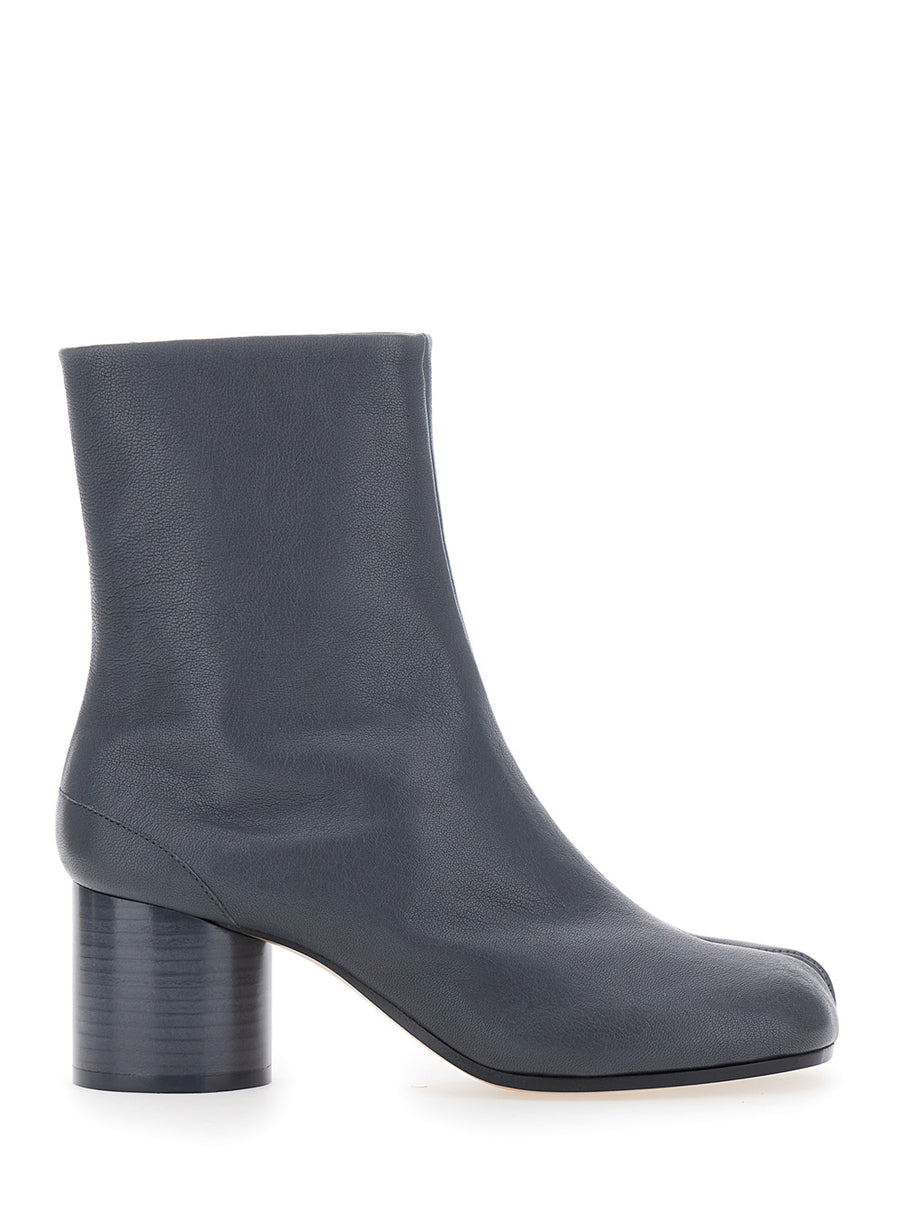 Ankle Boots Tabi Leather Grey Sheep