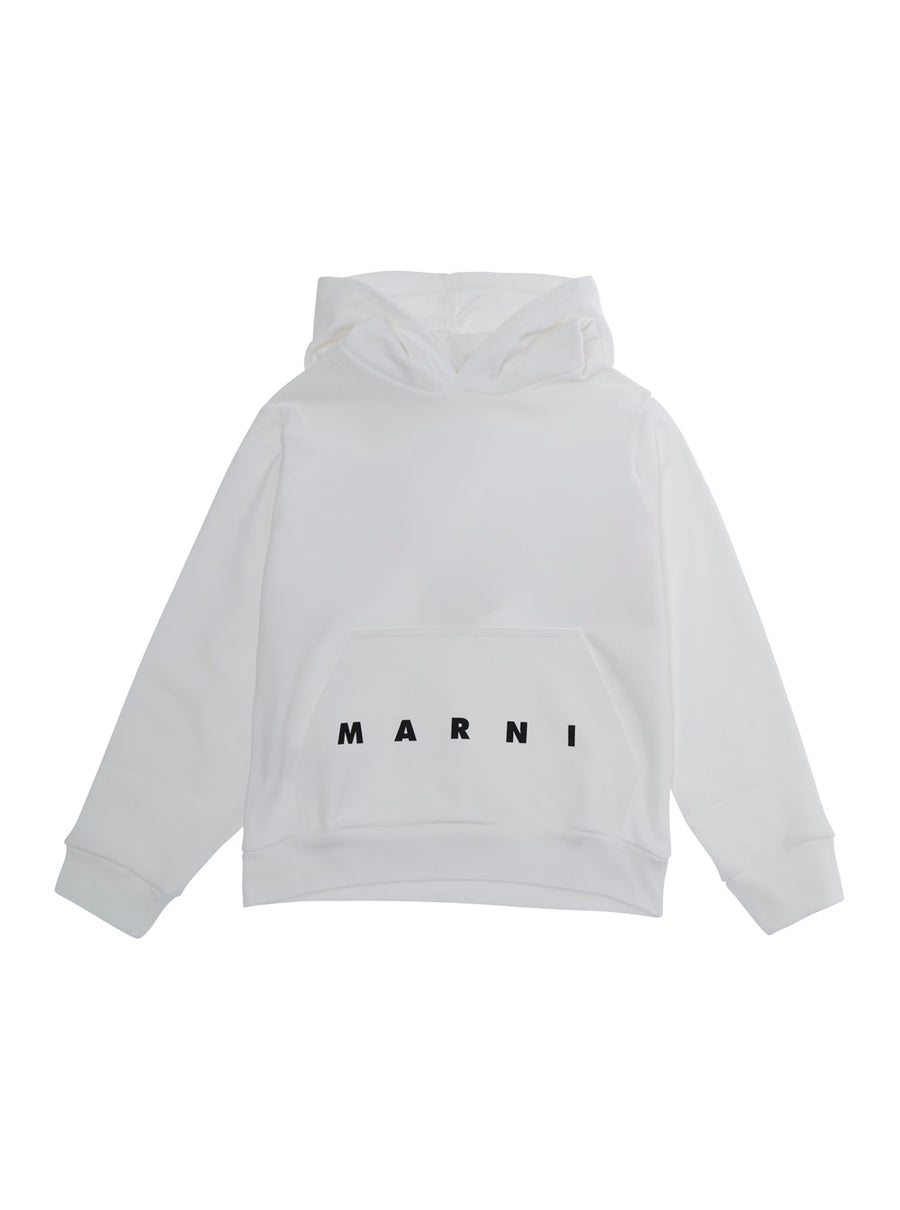 Hoodie Unisex White Cotton Hoods & Sweatshirts