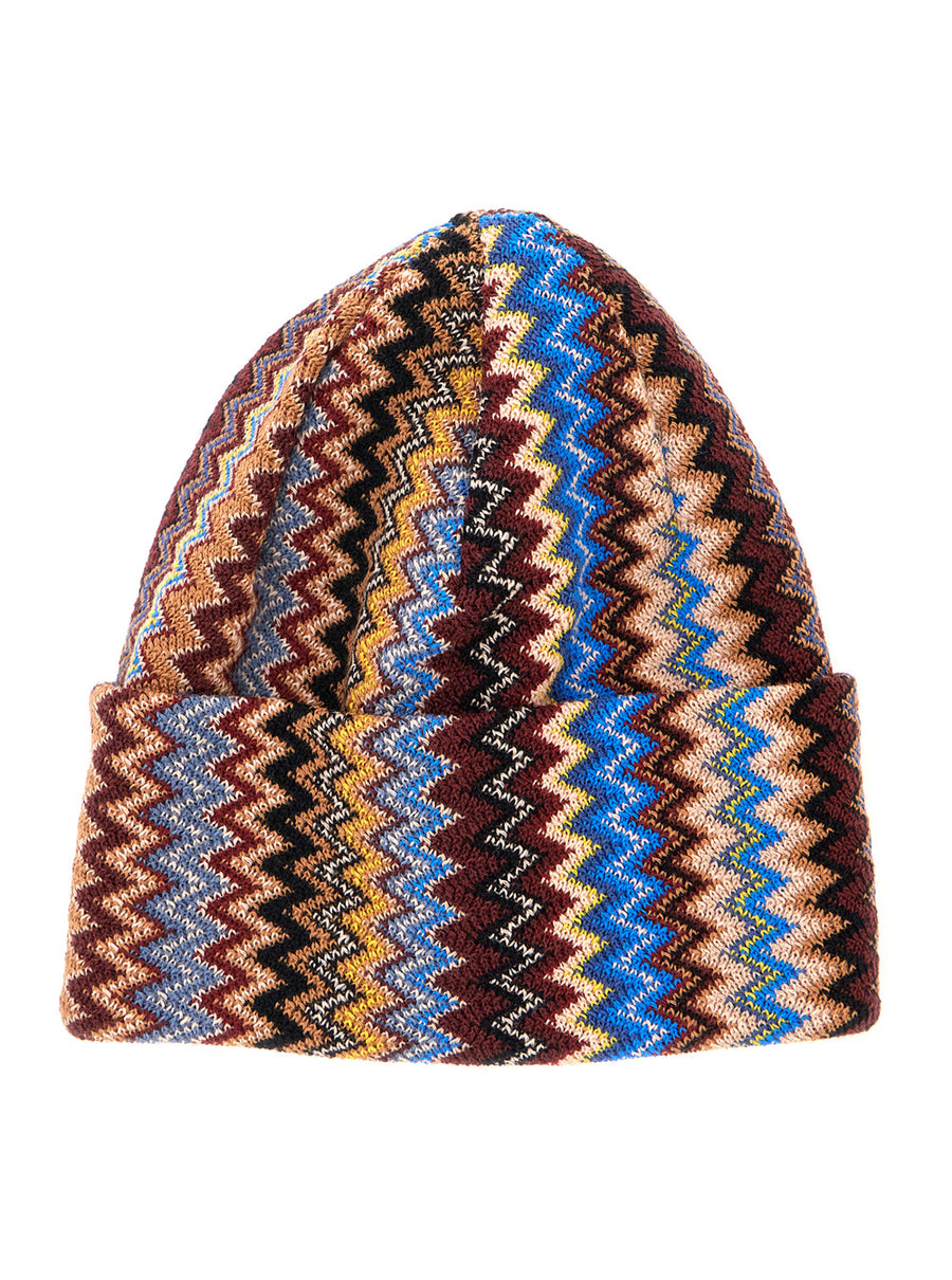 Beanie Brown Wool Blend Acrylic Hat