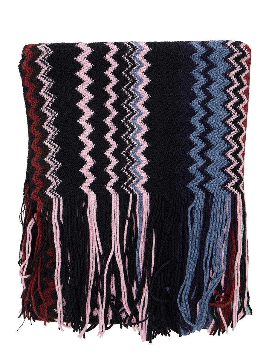 Scarf Multicolour Tech Fabric Acrylic