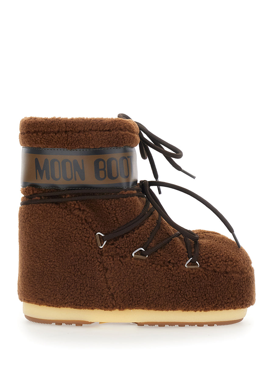 Bootie Icon Low Fleece Brown Boot