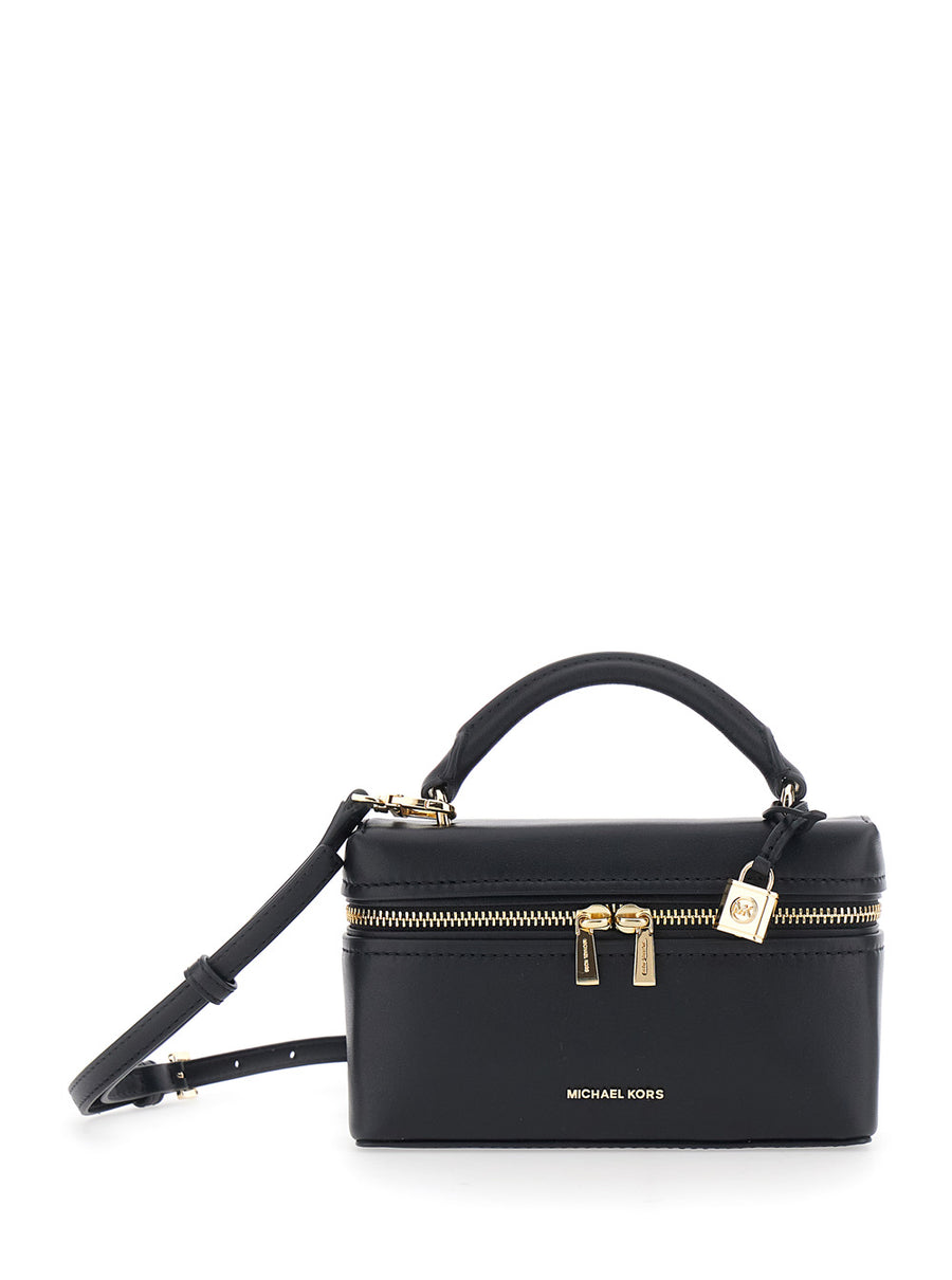 Handbag Jana Black Leather Cowhide Handbags