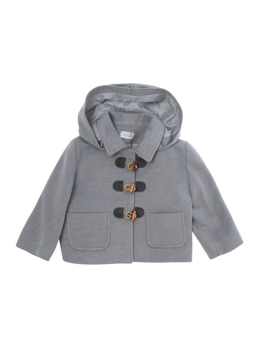 Jacket Montgomery Grey Tech Fabric Polyamide Coat