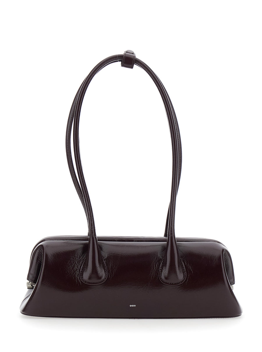 Shoulder Bag Boatwide Mini Bordeaux Cow Leather