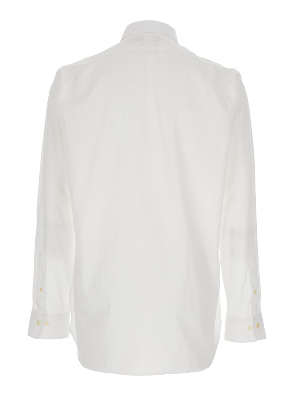 Shirt Custom Fit White Cotton