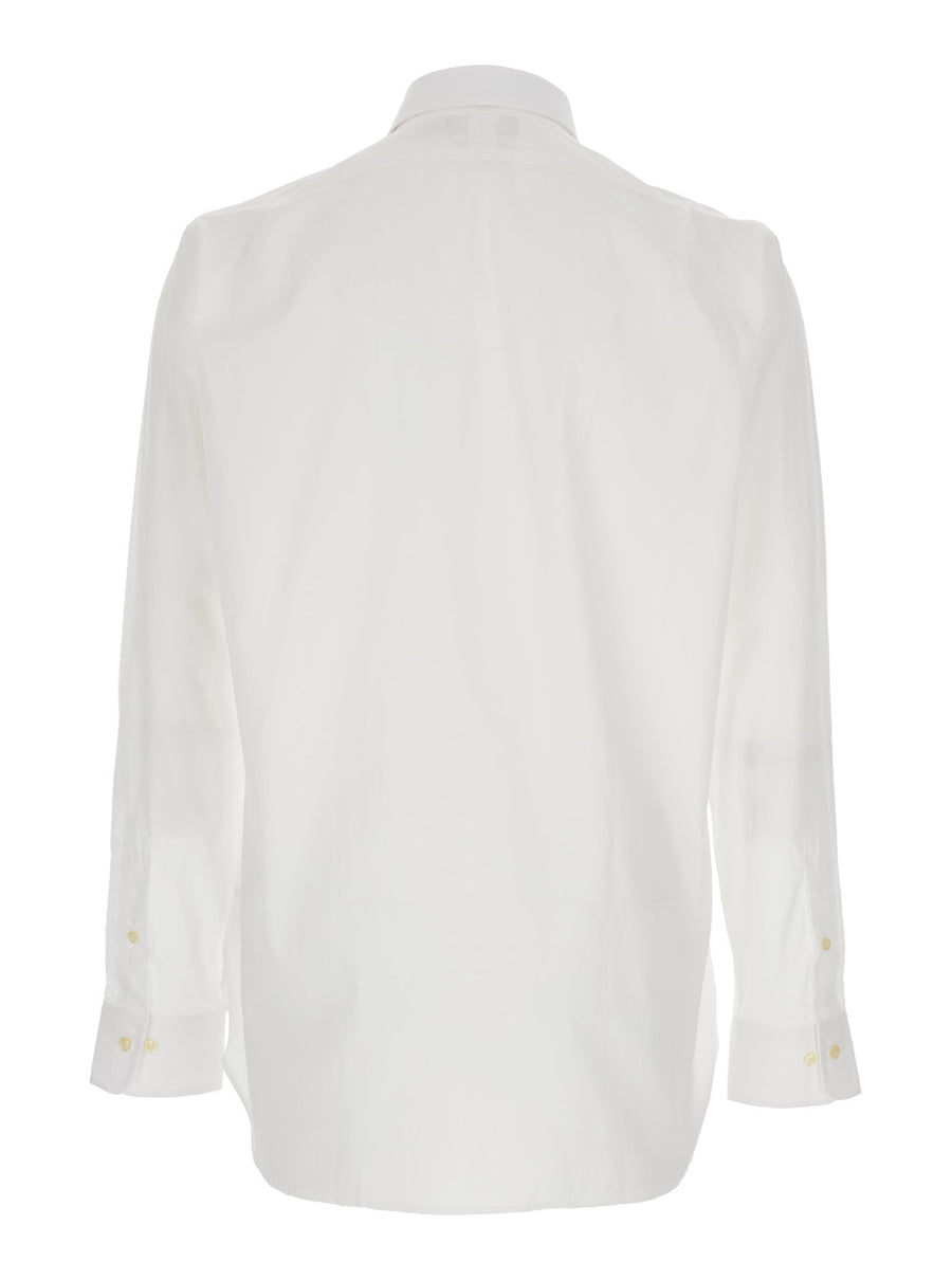 Shirt Custom Fit White Cotton