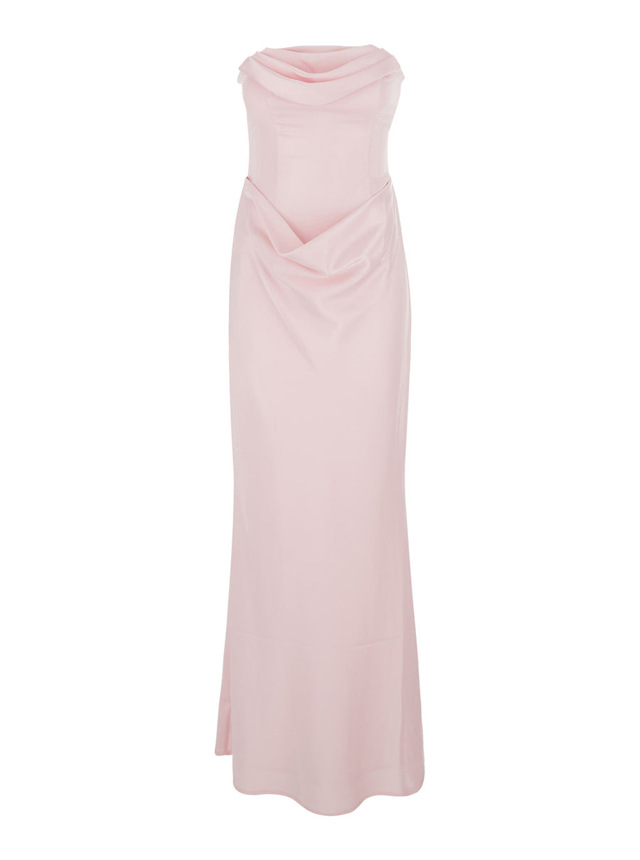 Dress Pink Tech Fabric Polyester
