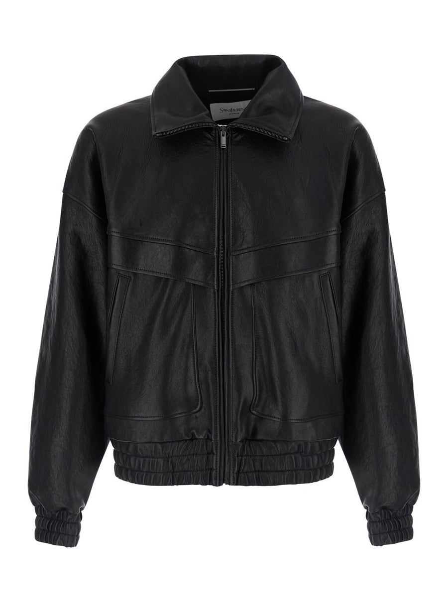 Leather Jacket Black Lambskin Coat