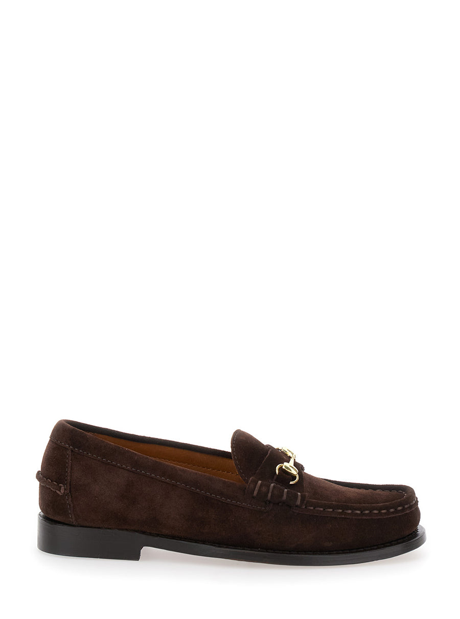 Loafers Joe Modena Brown Suede Upper