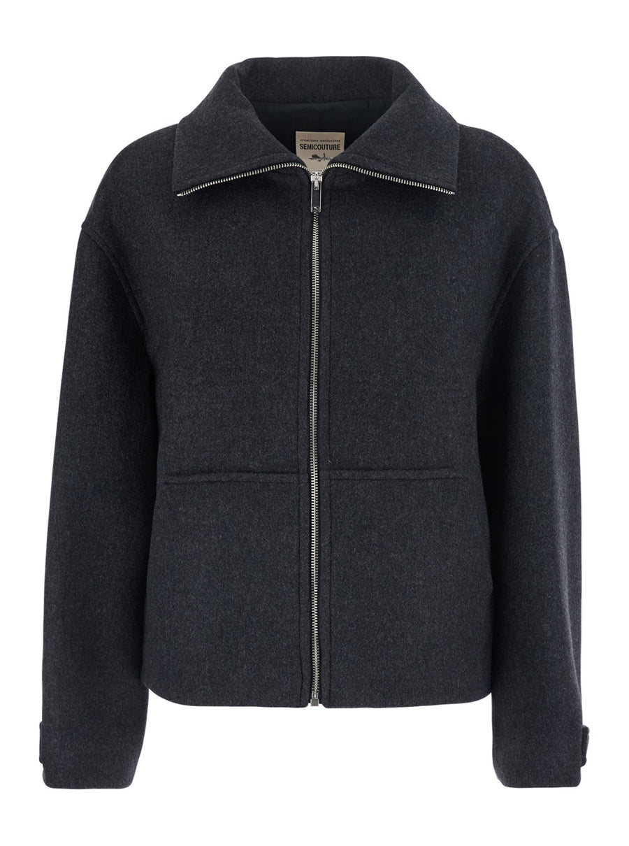 Wool Jacket Jeanie Grey Coat