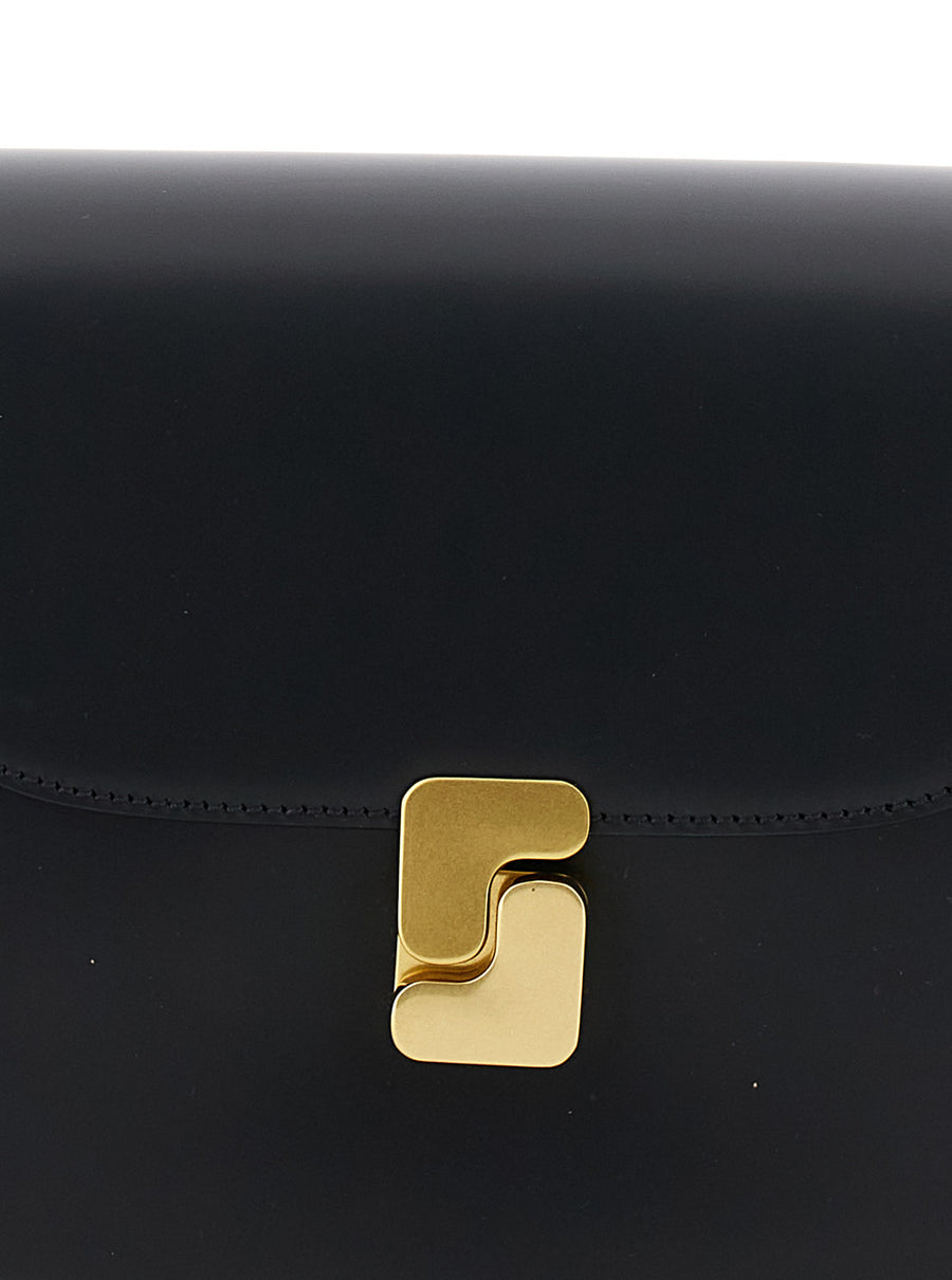 Crossbody Bag Bellissima Mini Black Leather Shoulder