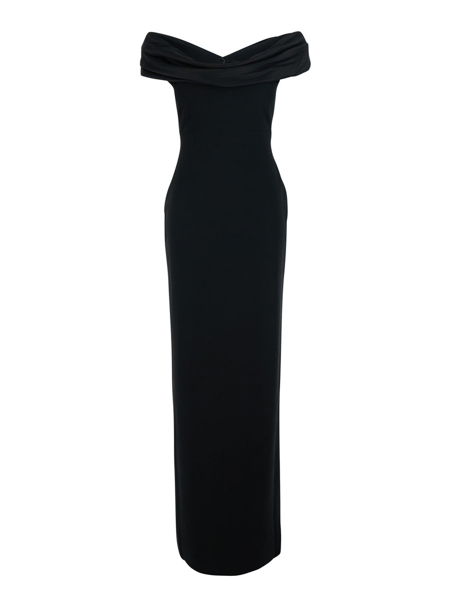 Dress Adele Black Polyester