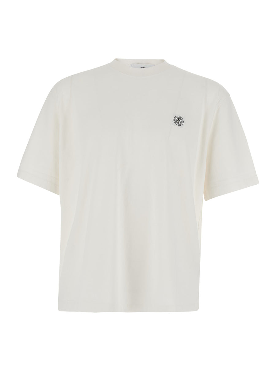 T-Shirt Crew Neck Heavyweight White Cotton T-shirts