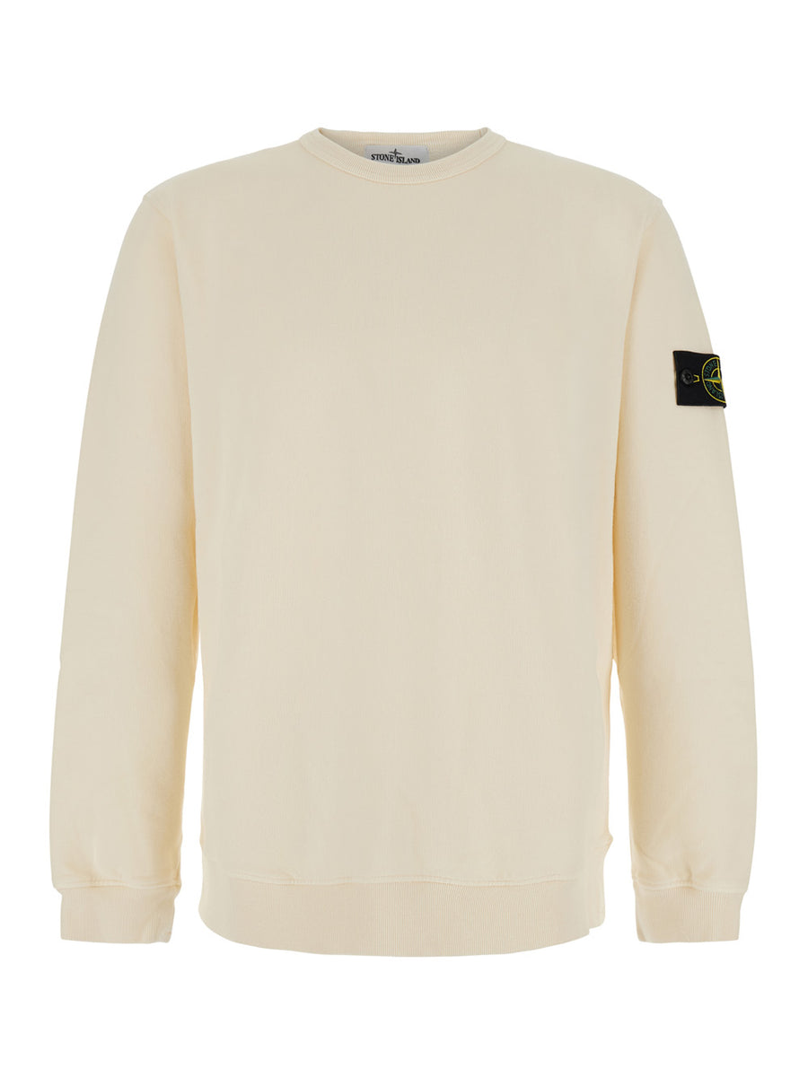 Zip-Up Hoodie White Organic Cotton Sweatshirts
