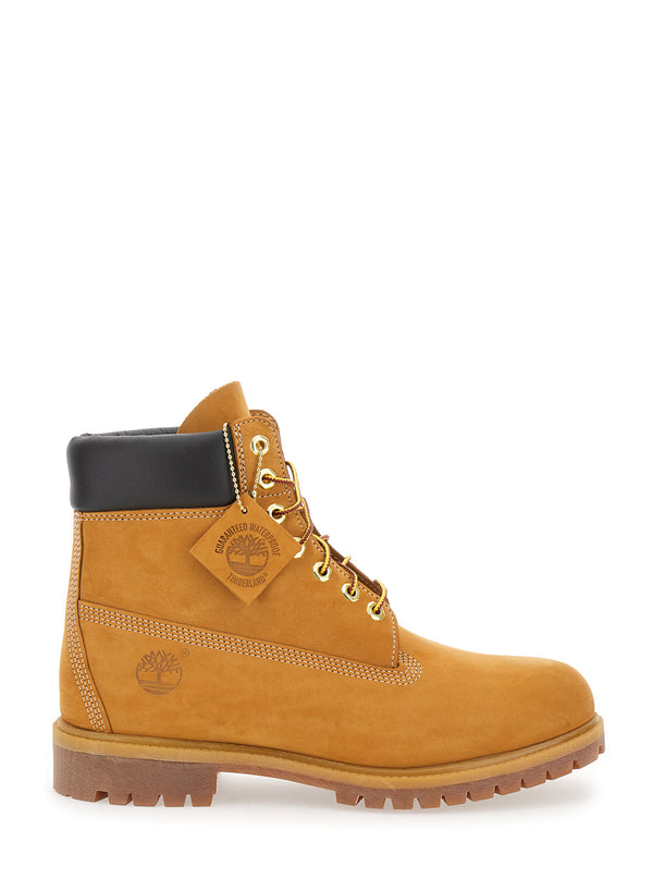 Ankle Boots Beige Leather