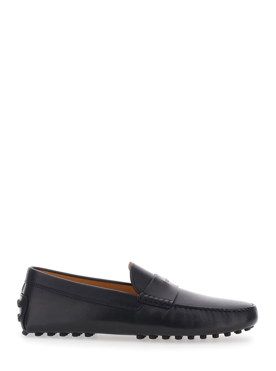 Leather Loafers Black Calf
