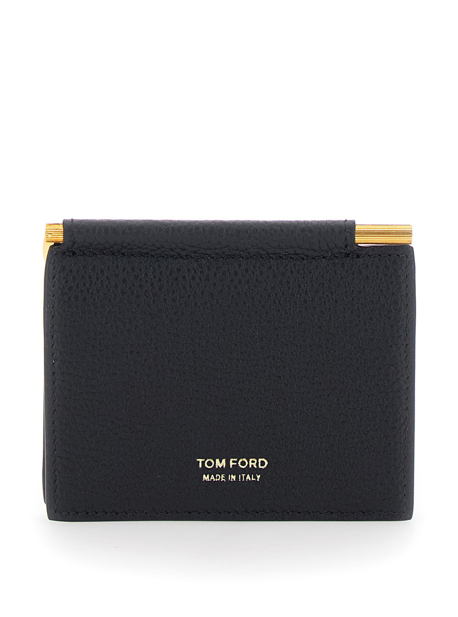 Bi-Fold Leather Wallet Black Calf