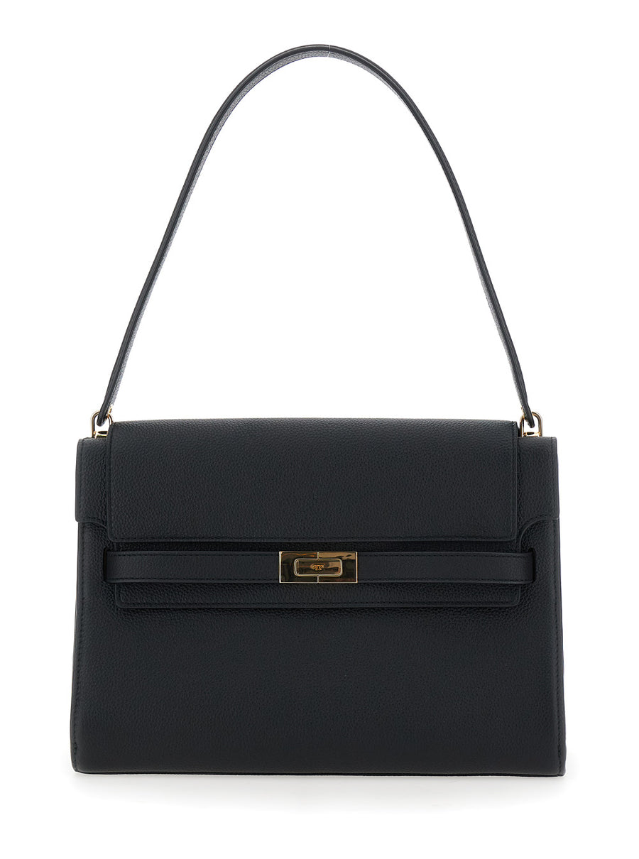 Shoulder Bag Lee Radziwill Black Leather Cow