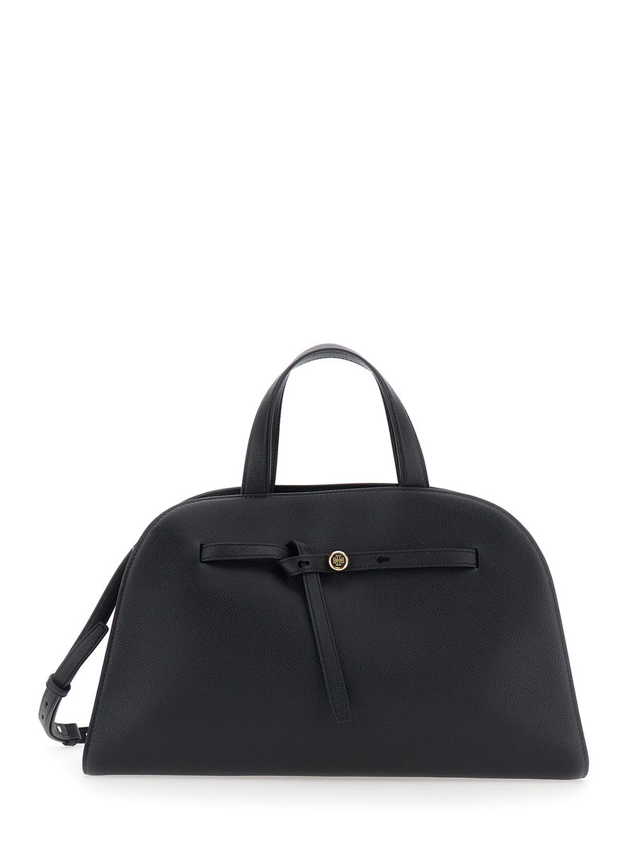 Handbag Romy Black Leather Cow Handbags