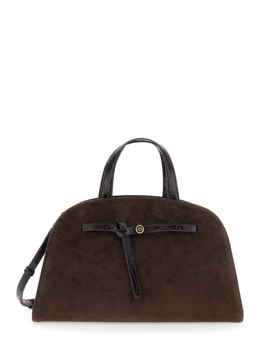 Tote Bag Romy Brown Leather Calf Handbags