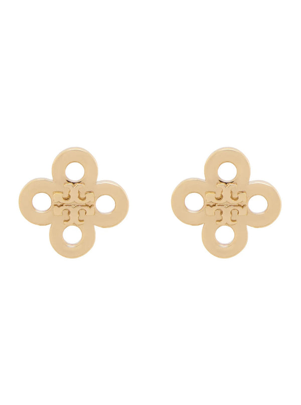 Earrings Forget Me Not Clover Metallic Metal