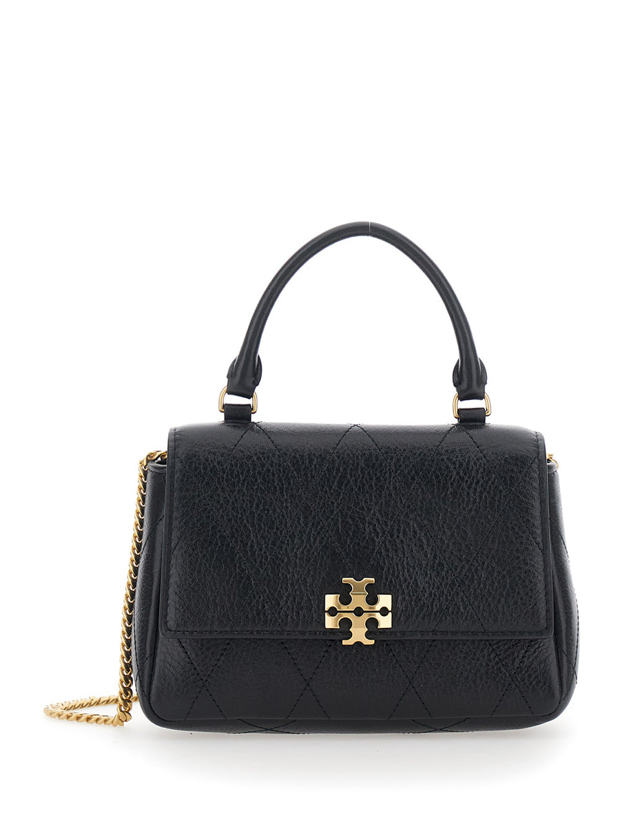 Shoulder Bag Charlie Black Leather Cow