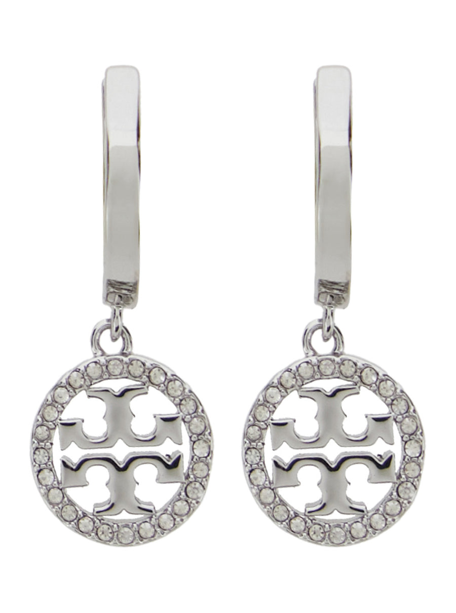 Earrings Icon Plated Silver Metallic Brass