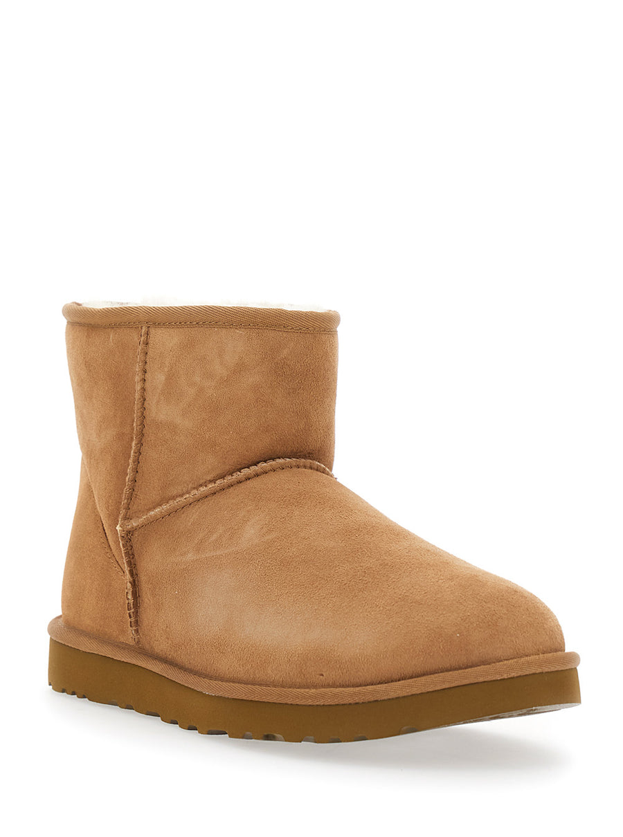 Boots Classic Mini Brown Suede Leather