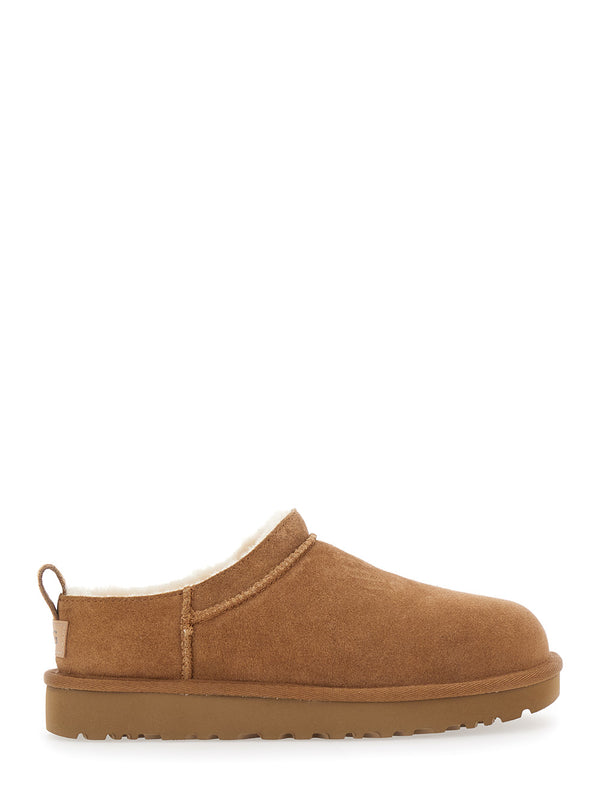 Ankle Boots Classic Micro Beige Suede Leather
