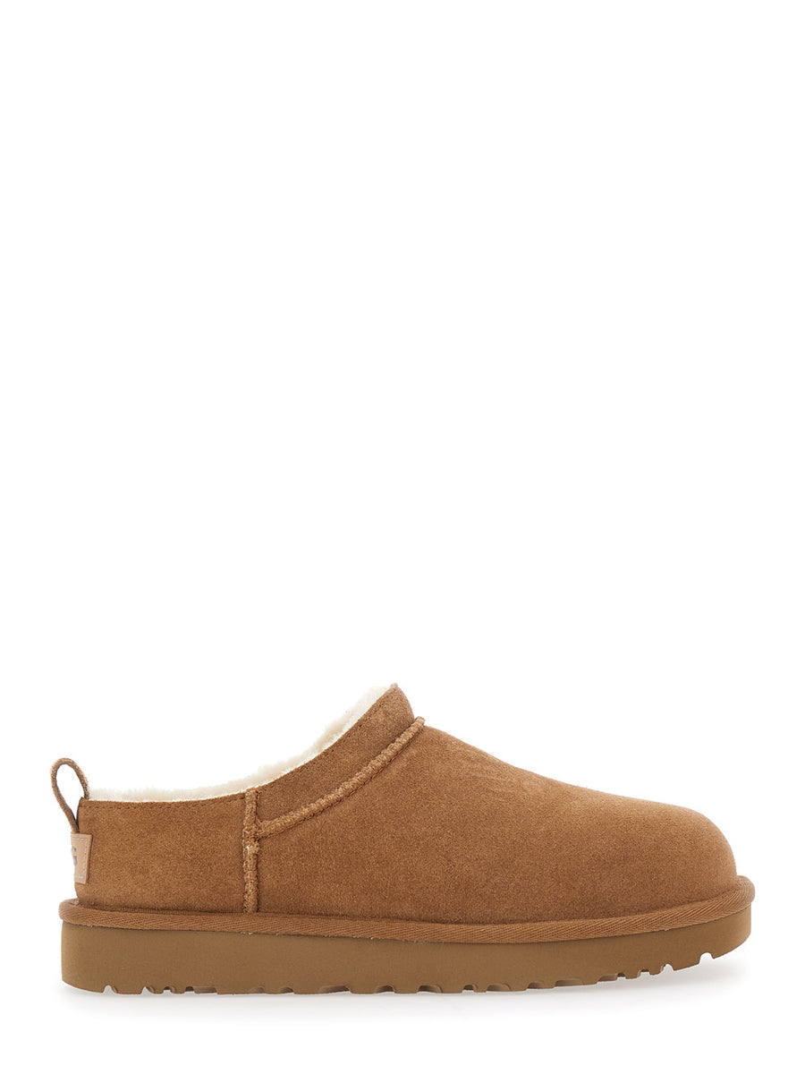 Ankle Boots Classic Micro Beige Suede Leather