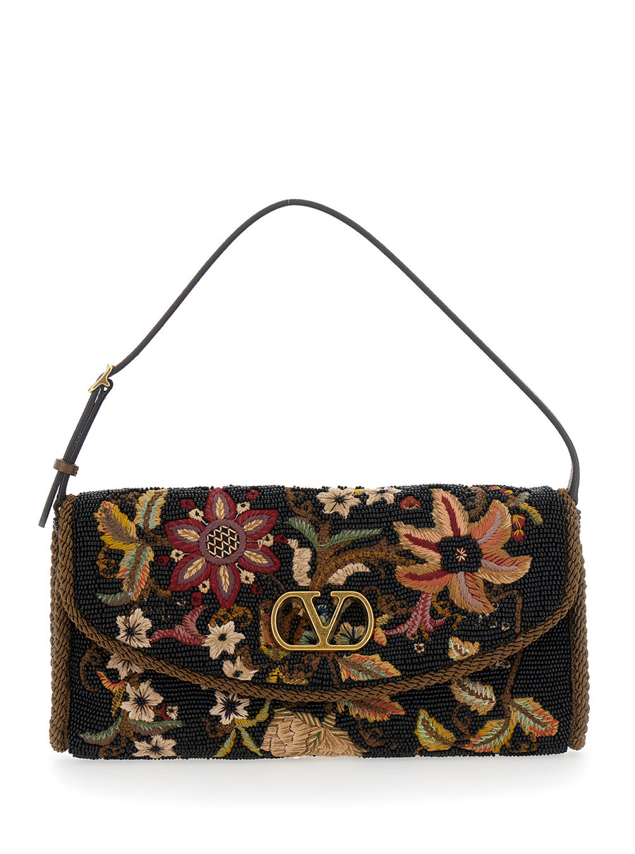 Shoulder Bag Vlogo Multicolour Silk