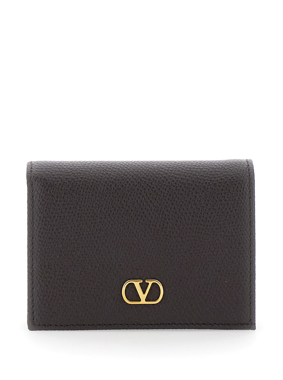 Flap Wallet Brown Leather Calf