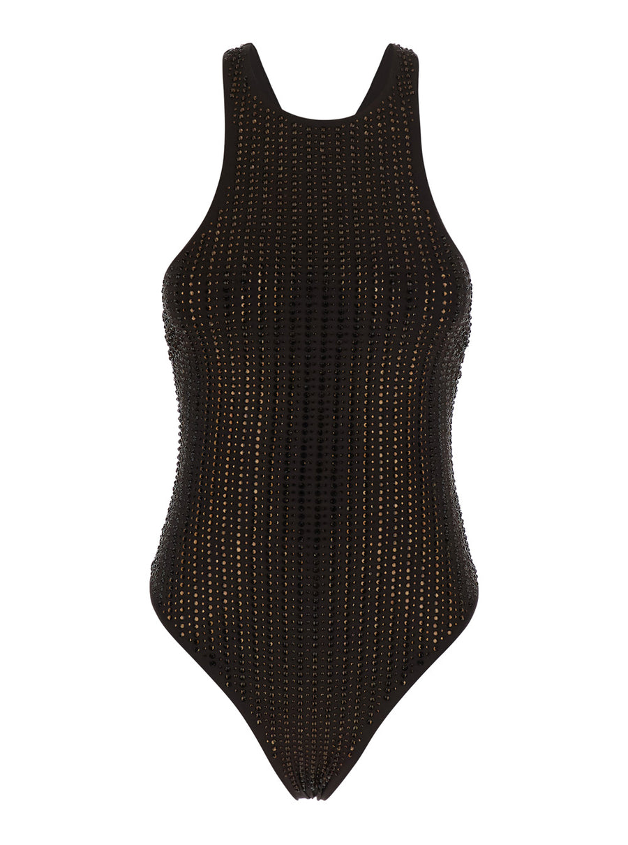 One-Piece Swimsuit Brown Polyamide Swimwear