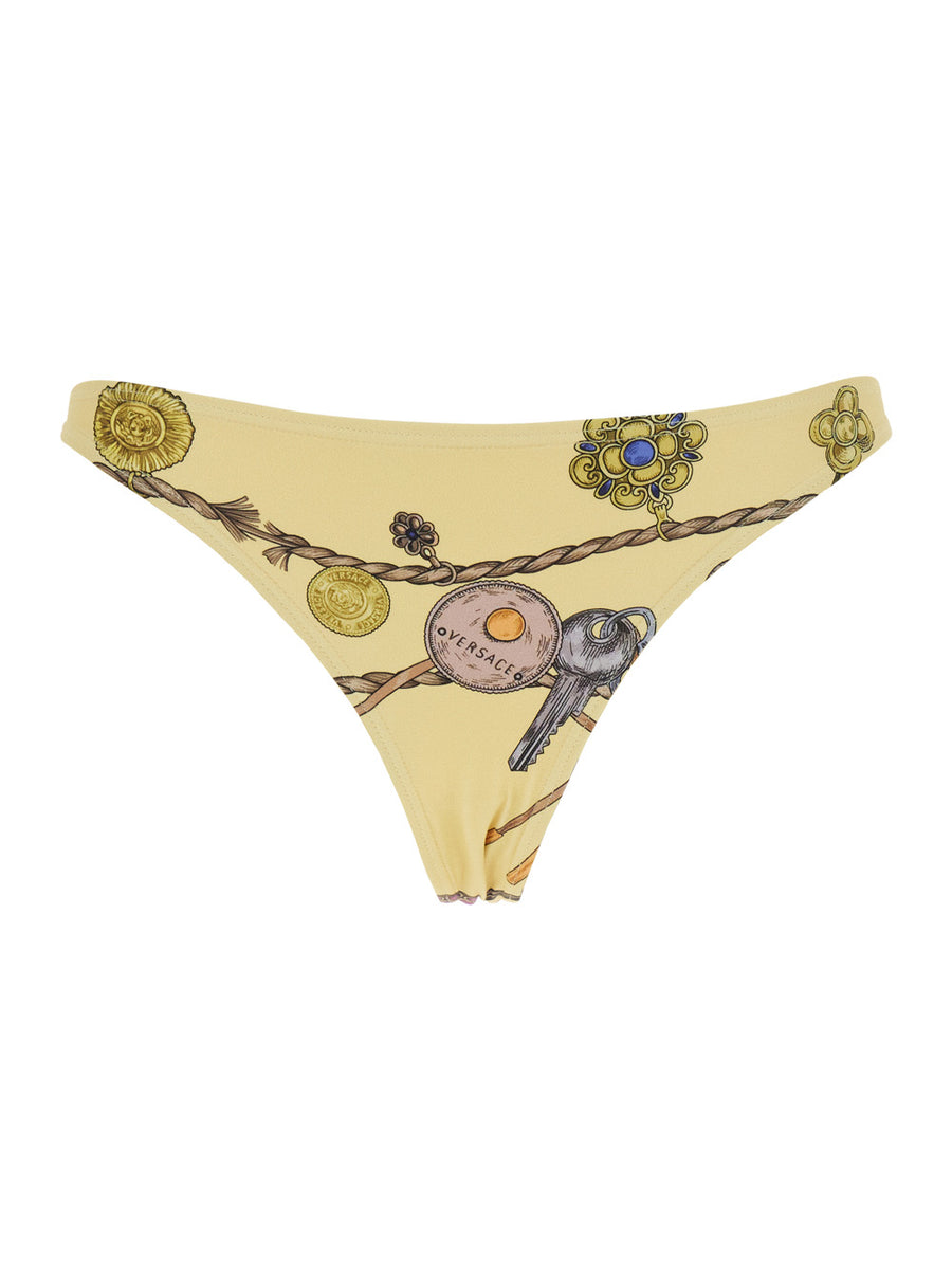 Bikini Brief Tech Fabric — Yellow Swimwear