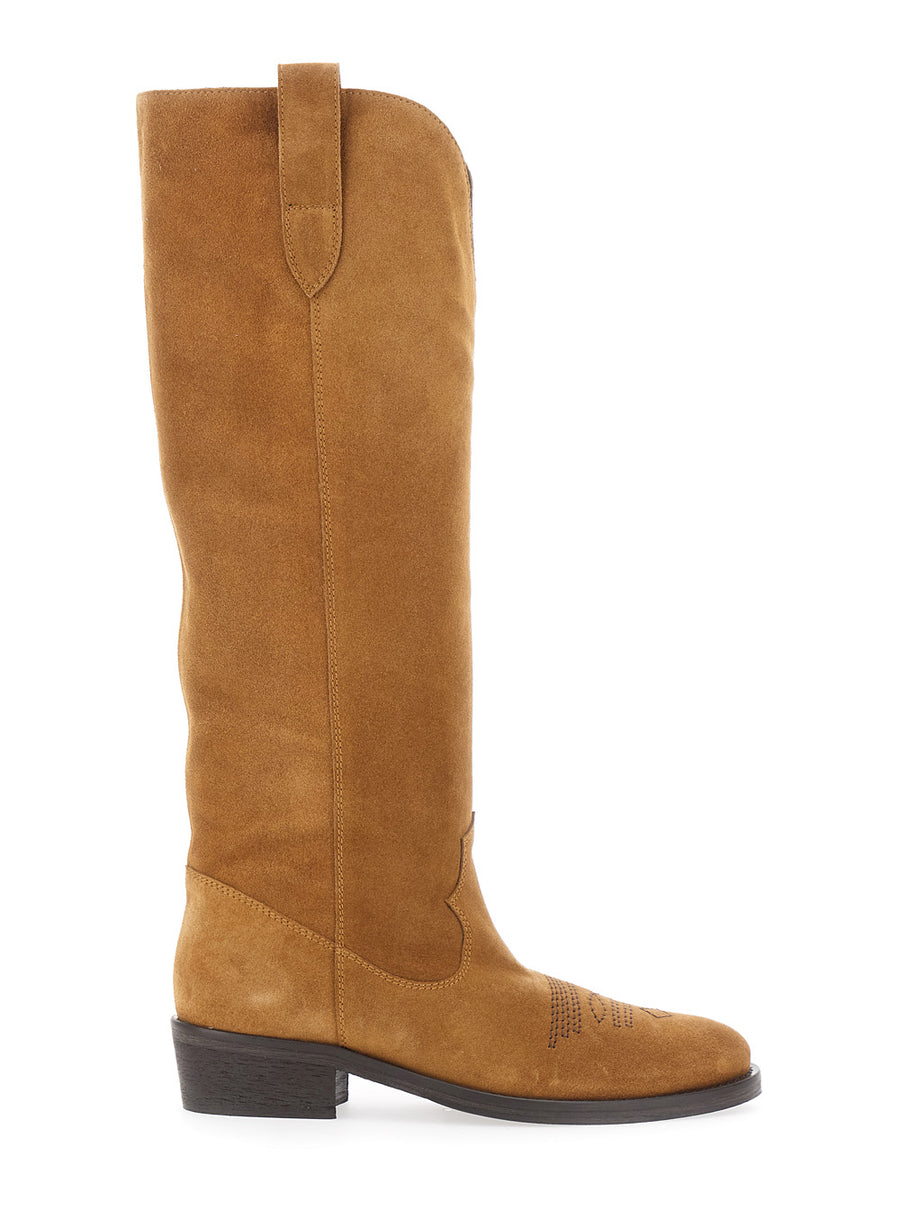 Boots Suede Beige