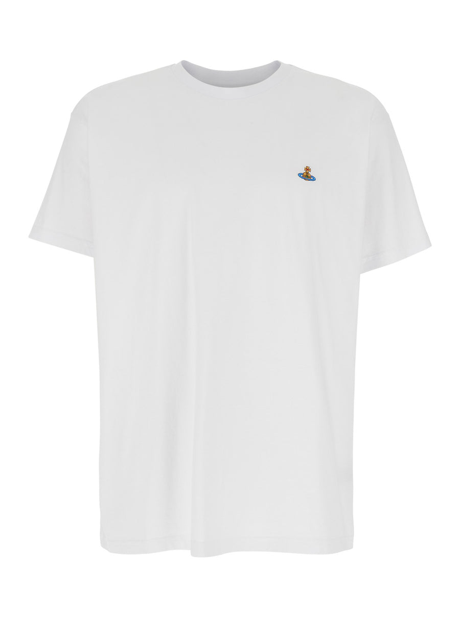 T-Shirt Crew Neck White Cotton T-shirts & Jerseys
