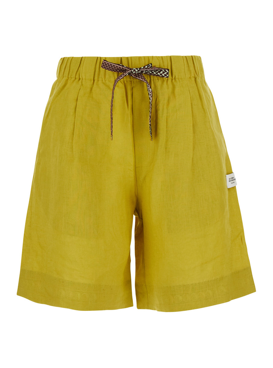 Shorts Tam Linen Yellow