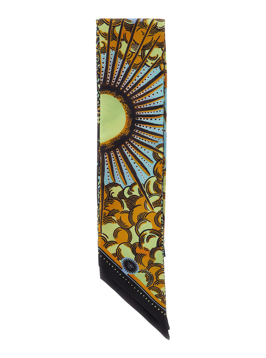 Scarf Eternal Sun Multicolour Silk