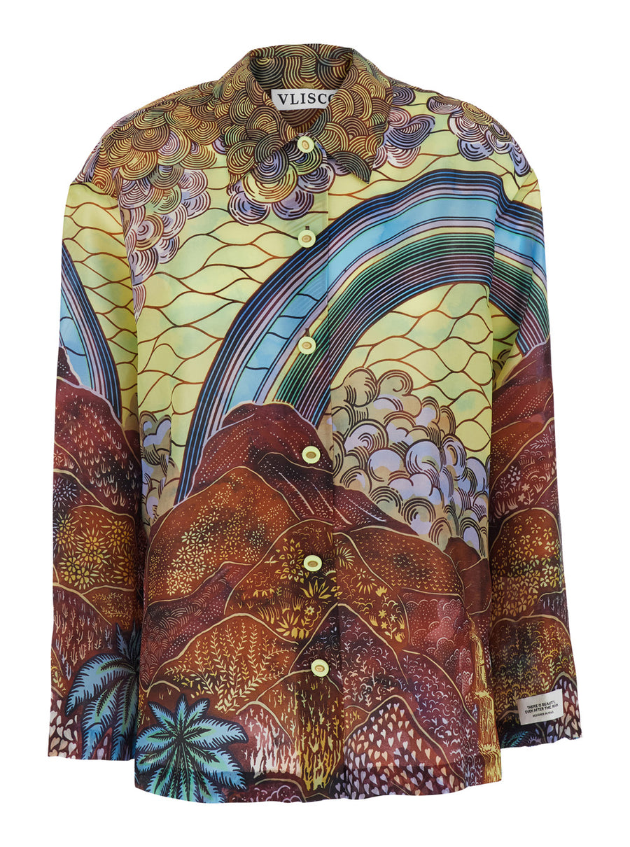 Jacket Meya Multicolour Tech Fabric Blazers