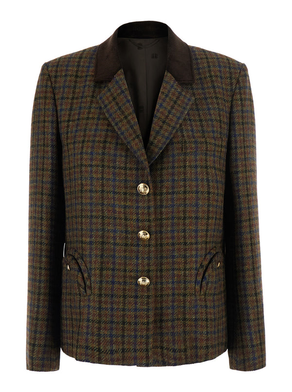 Jacket Amandira Brown Virgin Wool Blazers