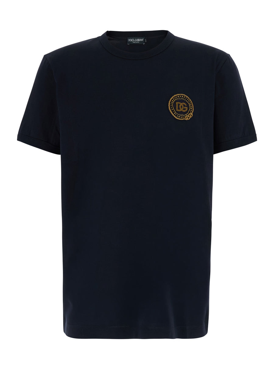Crew Neck T-Shirt Blue T-shirts
