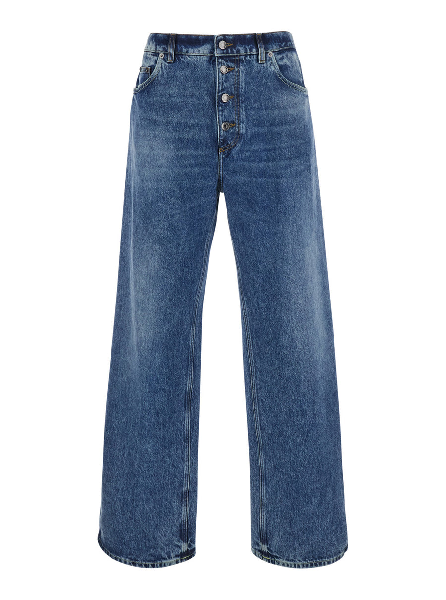 Mens Jeans Blue Denim